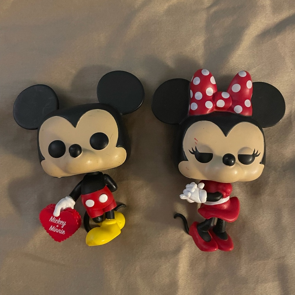 Disney Mickey and Minnie Mouse Collectibles - Red, Black, Yellow